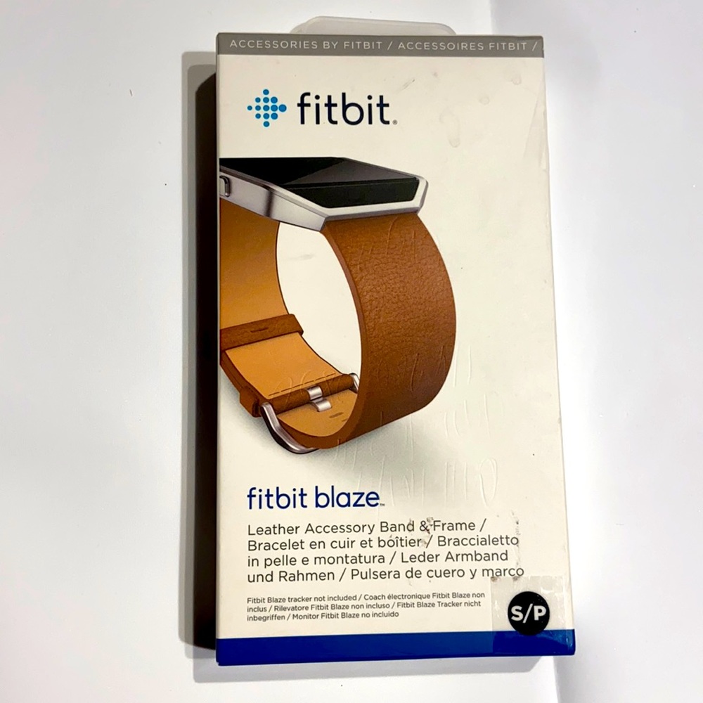 Fitbit Blaze Leather accessory Band - lot bx4
